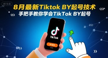 8月最新Tiktok搬运起号技术，手把手教你学会TikTok搬运起号-副业网资源站