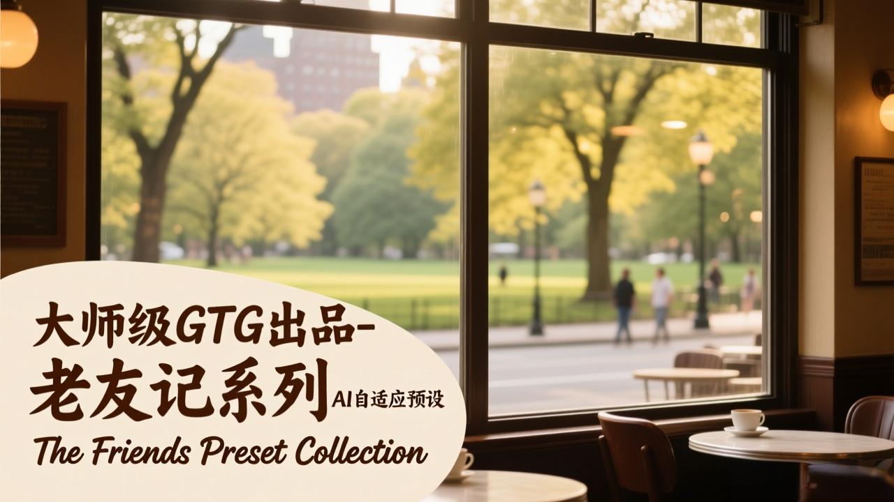 大师级GTG出品-老友记系列AI自适应预设The Friends Preset Collection-副业网资源站