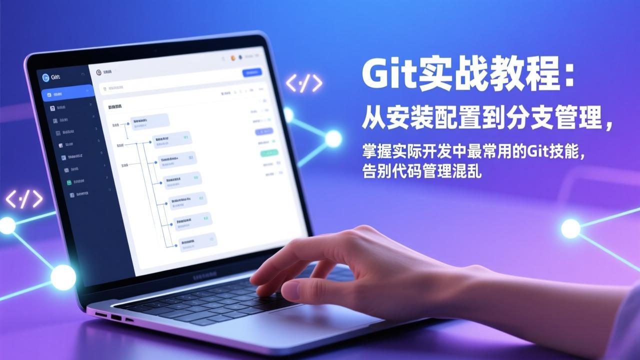 Git实战教程：从安装配置到分支管理，掌握实际开发中最常用的Git技能，告别代码管理混乱-副业网资源站