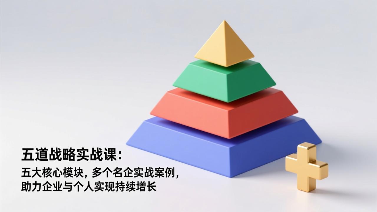 五道战略实战课：五大核心模块，多个名企实战案例，助力企业与个人实现持续增长-副业网资源站