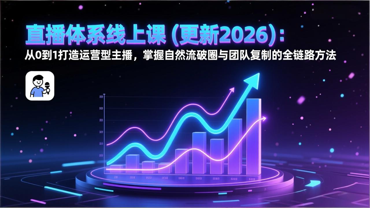 直播体系线上课(更新2026-副业网资源站