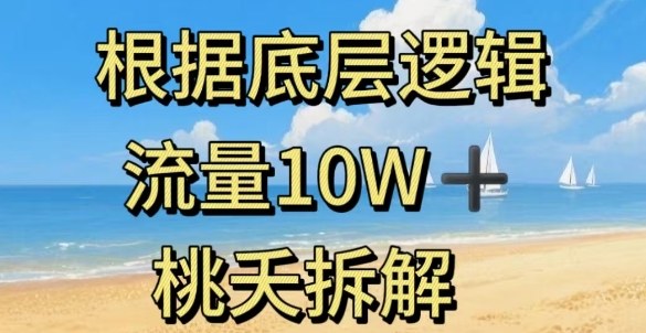据底层逻辑，流量10W+，以安全知识科普为例-副业网资源站