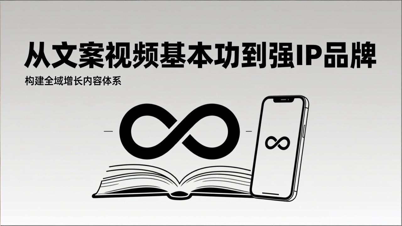 2026内容获客系统课:从文案视频基本功到强IP品牌,构建全域增长内容体系-副业网资源站