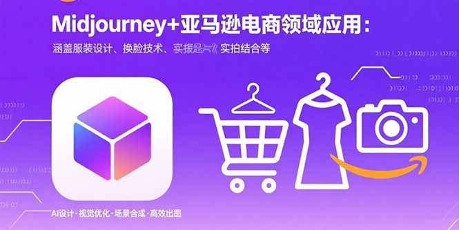 Midjourney+电商领域商业应用：涵盖服装设计、换脸技术、实拍结合等-副业网资源站