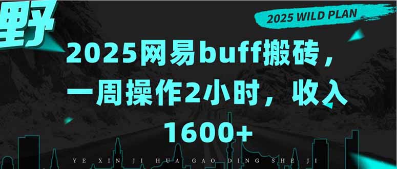 2025网易buff搬砖，一周操作2小时，收入1600+-副业网资源站