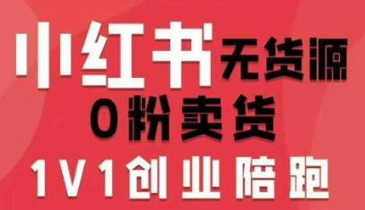 小红书无货源0粉电商课，开店准备、选品策略、笔记撰写、视频剪辑、数据分析、账号打造、资料文档-副业网资源站
