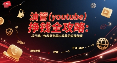 油管(youtube)挣钱全攻略：从开通广告收益到国内收款的实操指南(更新)-副业网资源站