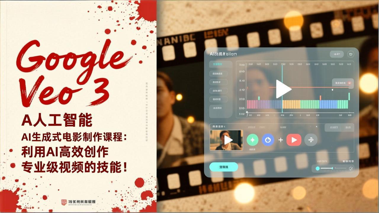 Google Veo 3人工智能AI生成式电影制作课程：利用AI高效创作专业级视频的技能！-副业网资源站