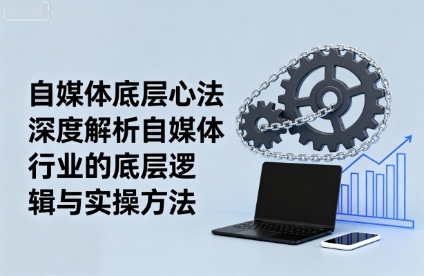 自媒体底层心法，深度解析自媒体行业的底层逻辑与实操方法-副业网资源站