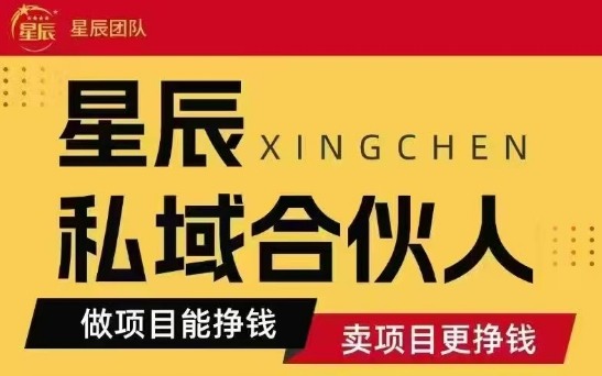 全网首发星辰私域项目合集，最新实操玩法，短期快速实现变现-副业网资源站