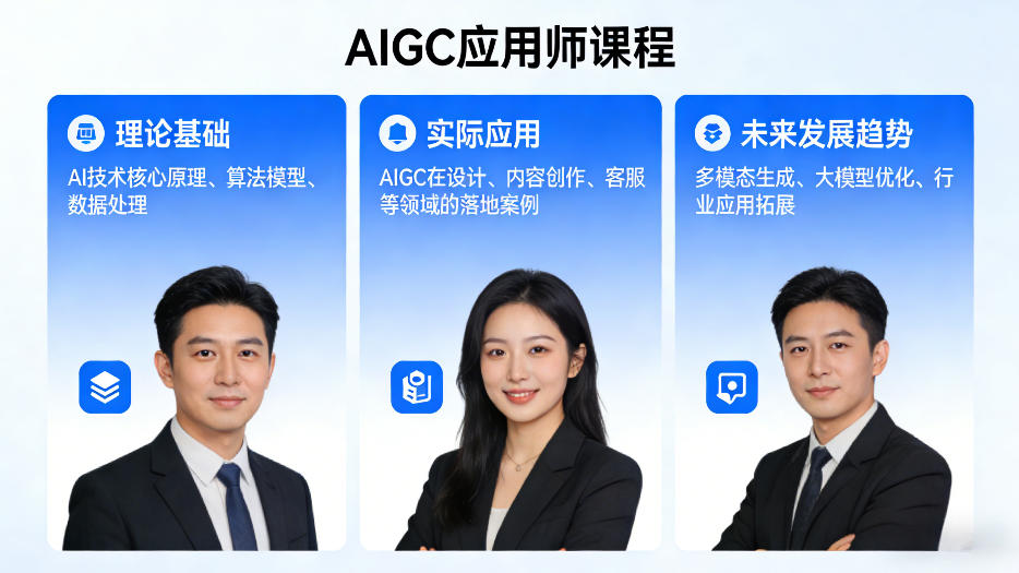 AIGC应用师课程，覆盖了AI技术的理论基础、实际应用、以及未来发展趋势(更新)-副业网资源站