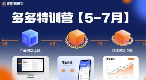 多多特训营【5-7月】产品决定上限，方法决定下限，各种玩法技巧落地实操-副业网资源站