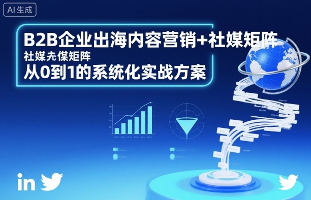 B2B企业出海内容营销+社媒矩阵，从0到1的系统化实战方案-副业网资源站